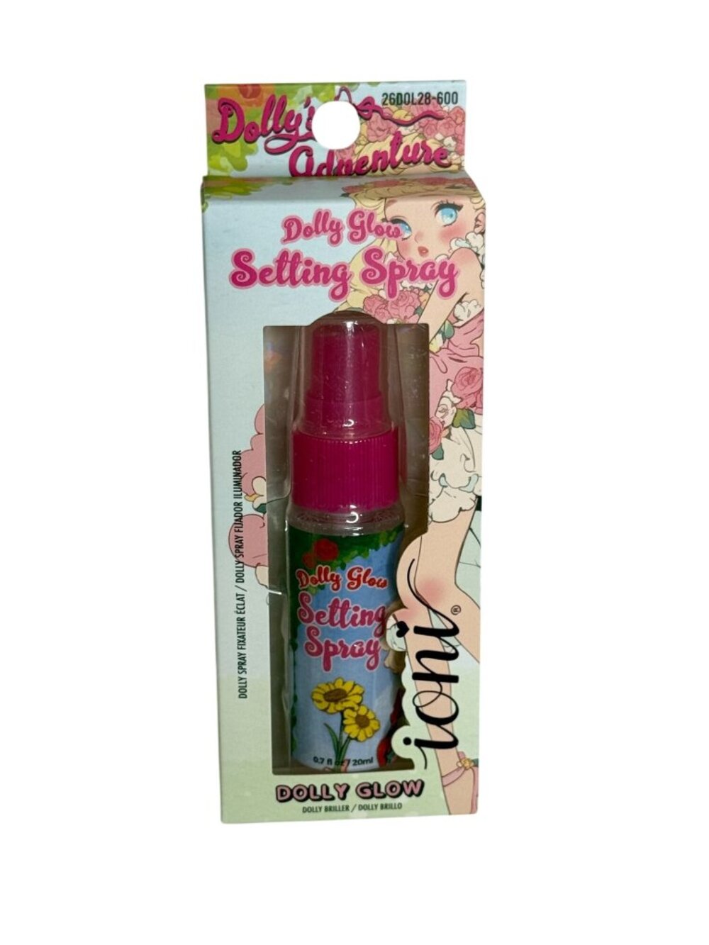 Ioni Dolly Adventure Dolly Glow Setting Spray Makeup New